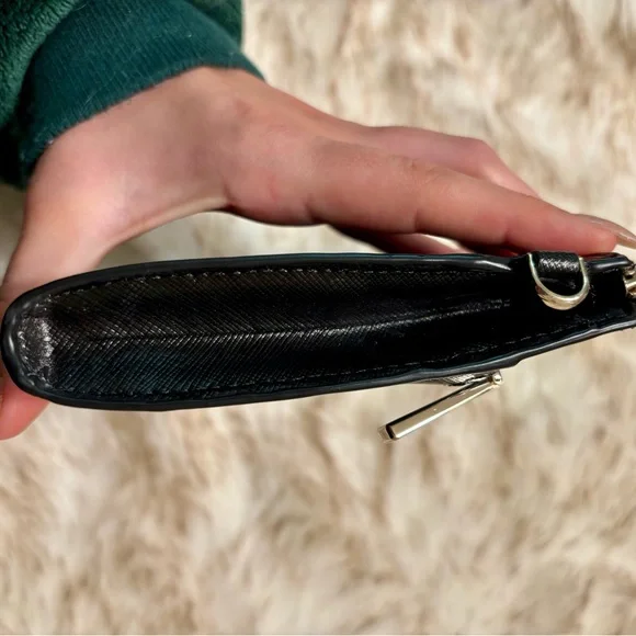 Kate Spade Staci Medium Saffiano Leather Wristlet - Black (no strap) - Picture 8 of 10